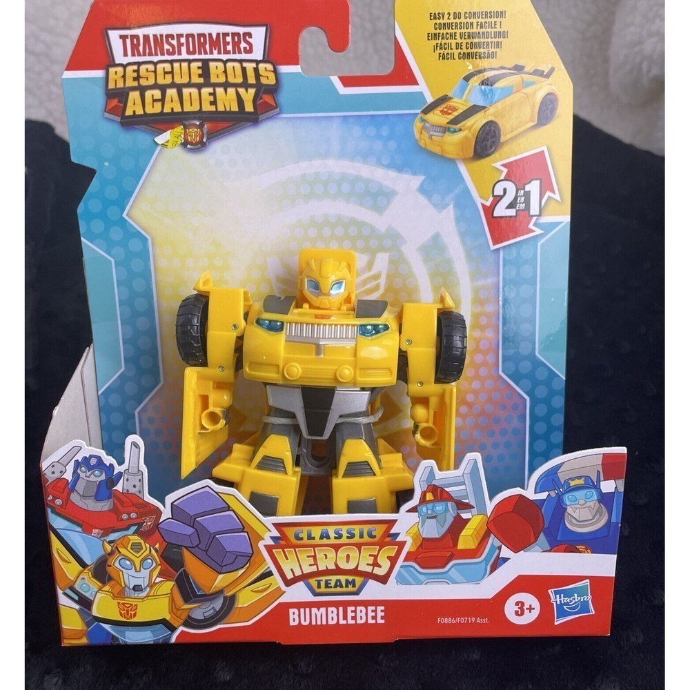 Transformers,‎ Rescue Bots Academy, Classic Heroes Team, Bumblebee, New.